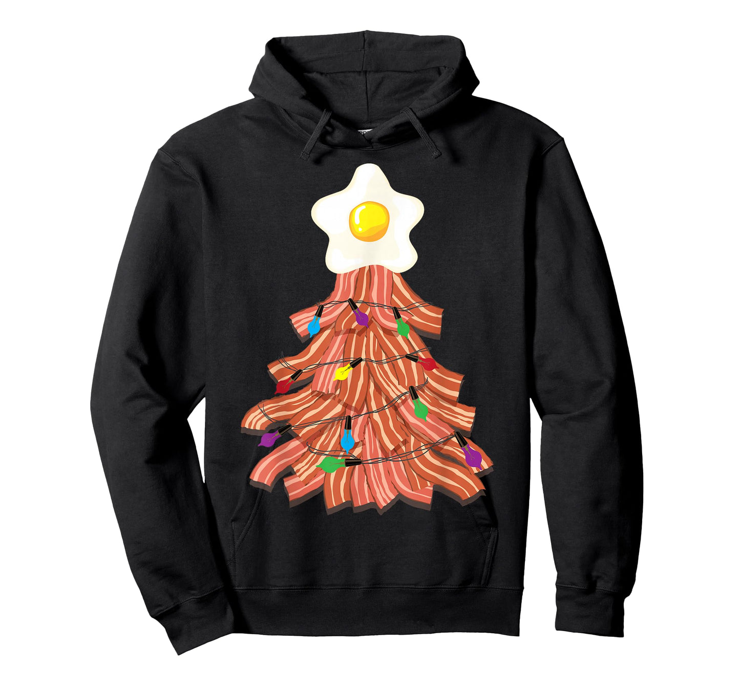 Bacon Christmas Tree Egg Top Shirt | Funny Pork Lover Gift T-Shirt