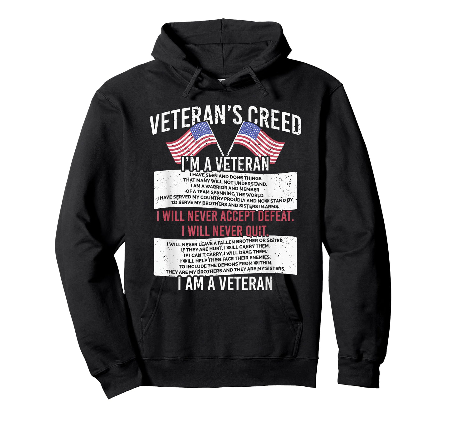 Veteran's creed patriot Grandpa Chirstian Vietnam War T-Shirt