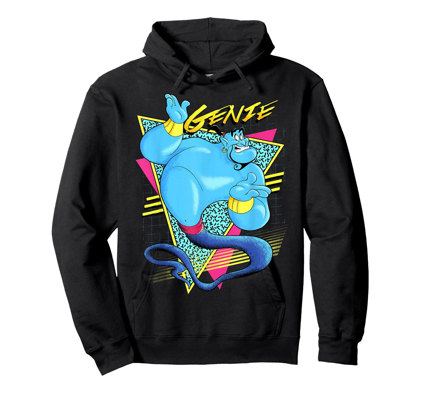 Disney Aladdin Genie Retro Abstract Portrait Logo T-Shirt Small