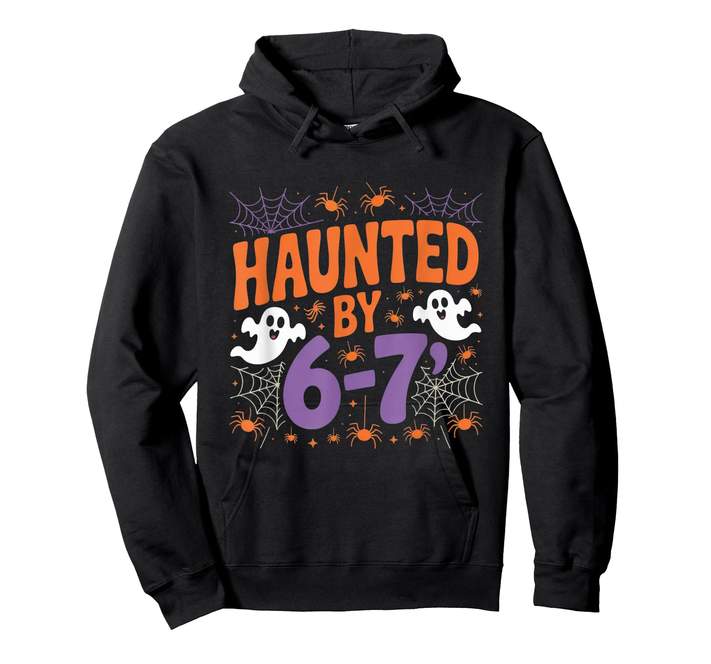 Haunted by 6 7 Retro Scary Paranormal Creepy Style T-Shirt