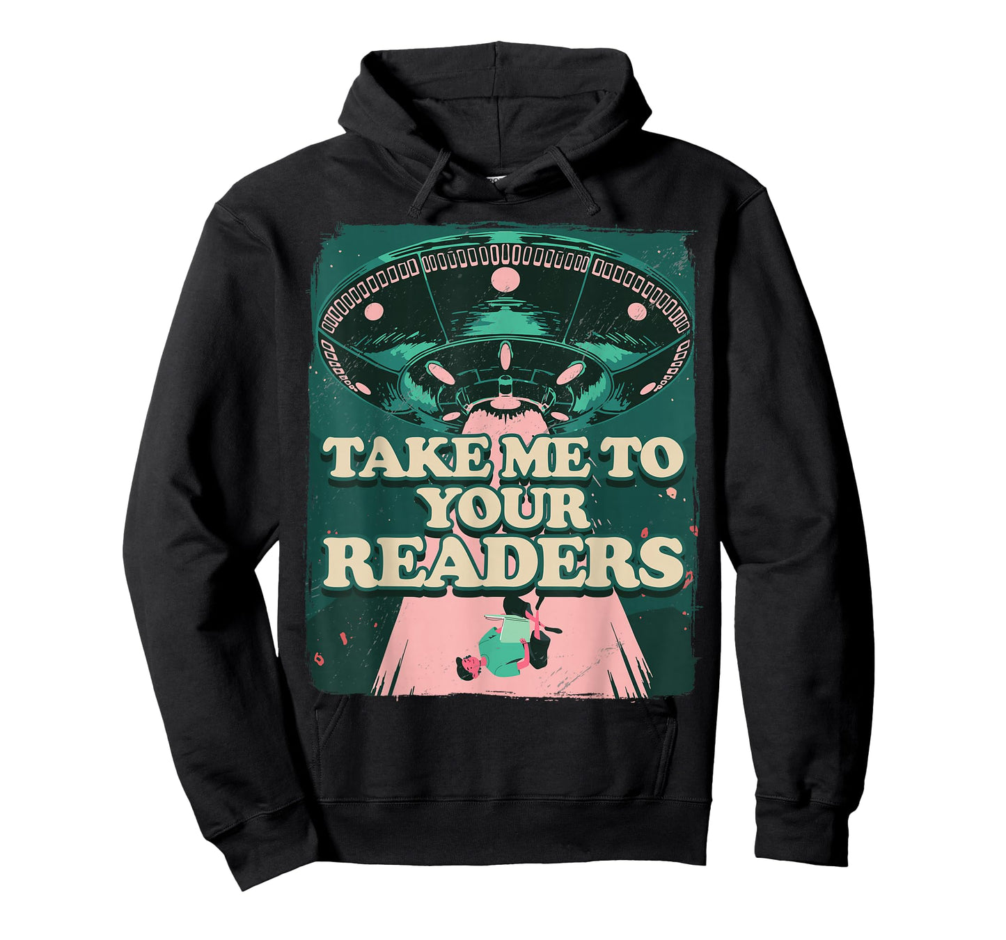 Take Me To Your Readers Alien UFO Librarian Book Reading T-Shirt