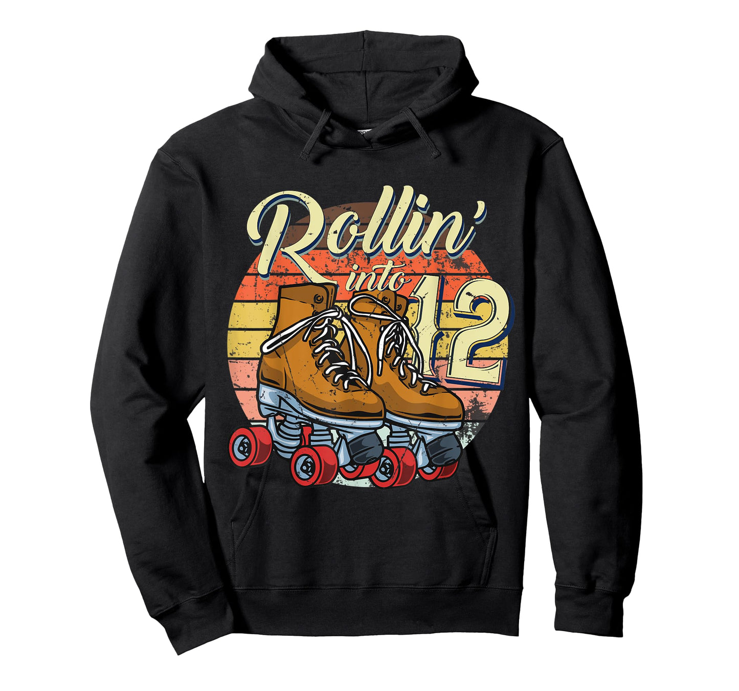 12th Bday Outfit 12 Year Old Girl Rolling Into 12 Birthday T-Shirt