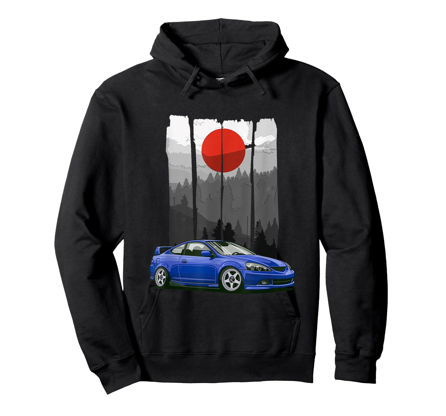 JDM RSX Autotuning Japan Rising Sun Piston T-Shirt