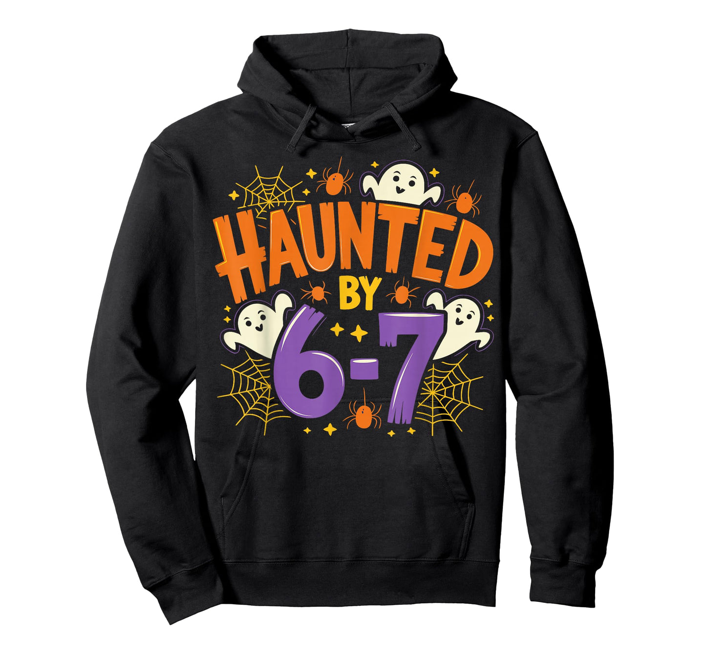 Haunted by 67 Funny Six Seven Meme Spooky Ghost Halloween T-Shirt