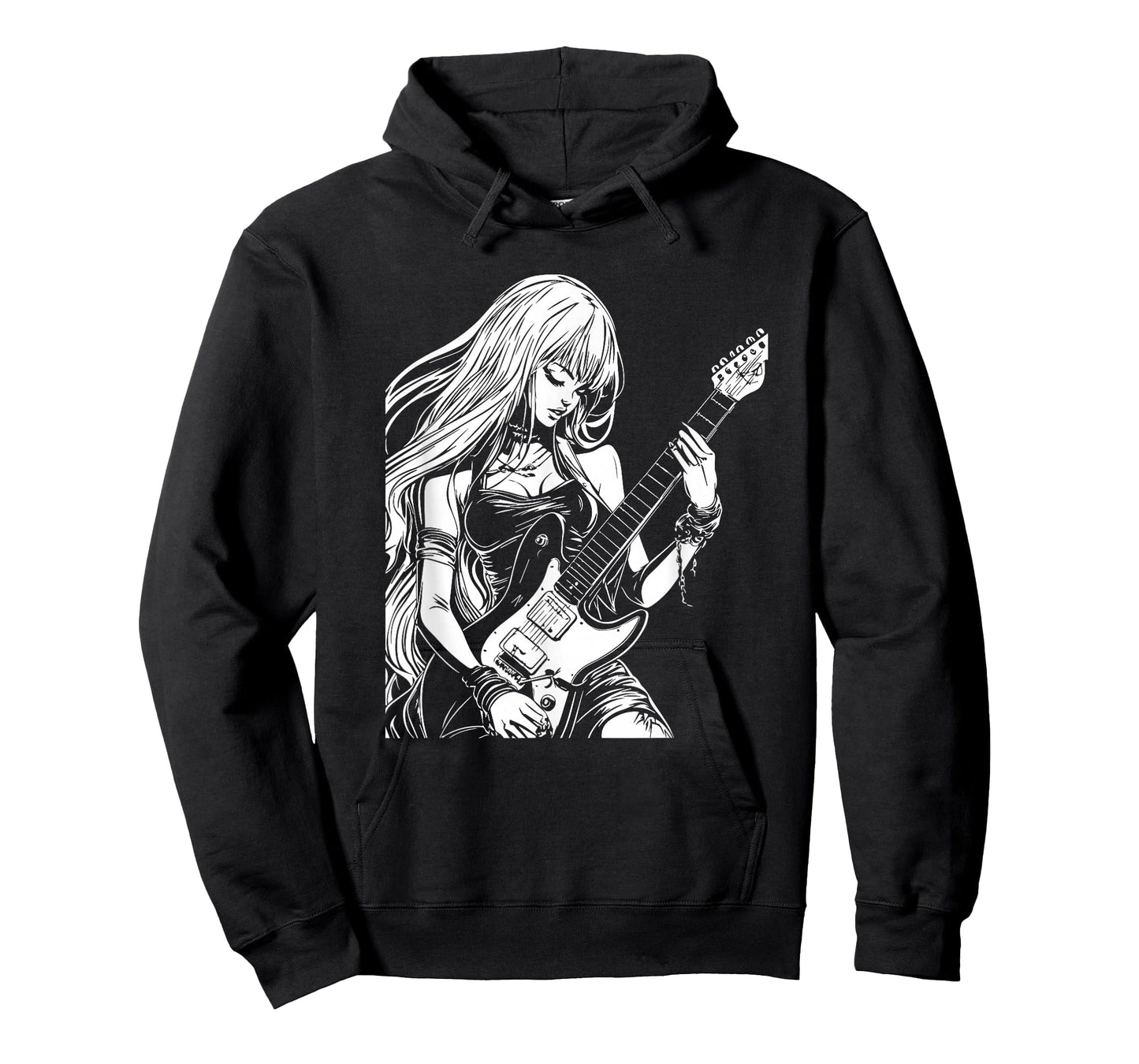 Anime Aesthetic Soft Grunge Waifu Anime Rock Girl T-Shirt