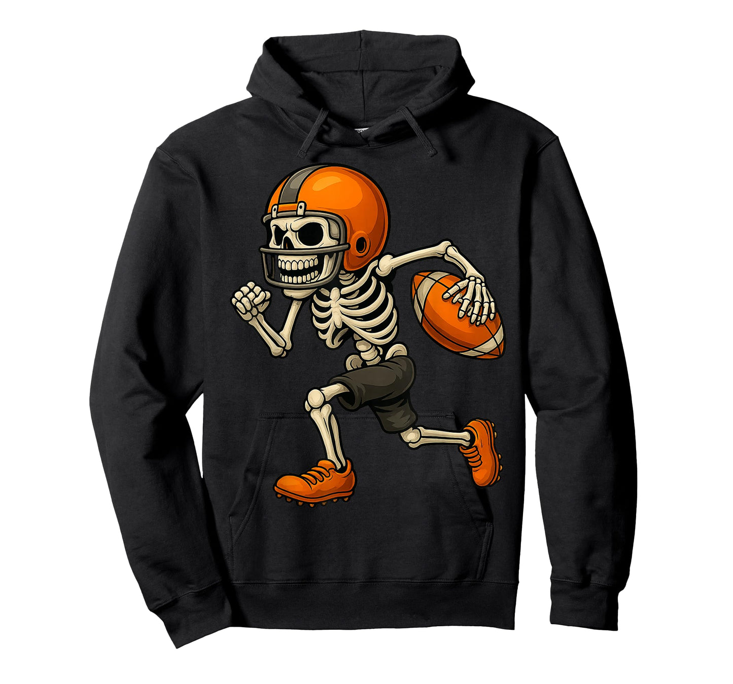 Funny Skeleton Football Halloween Costume for Men Boys Kids T-Shirt