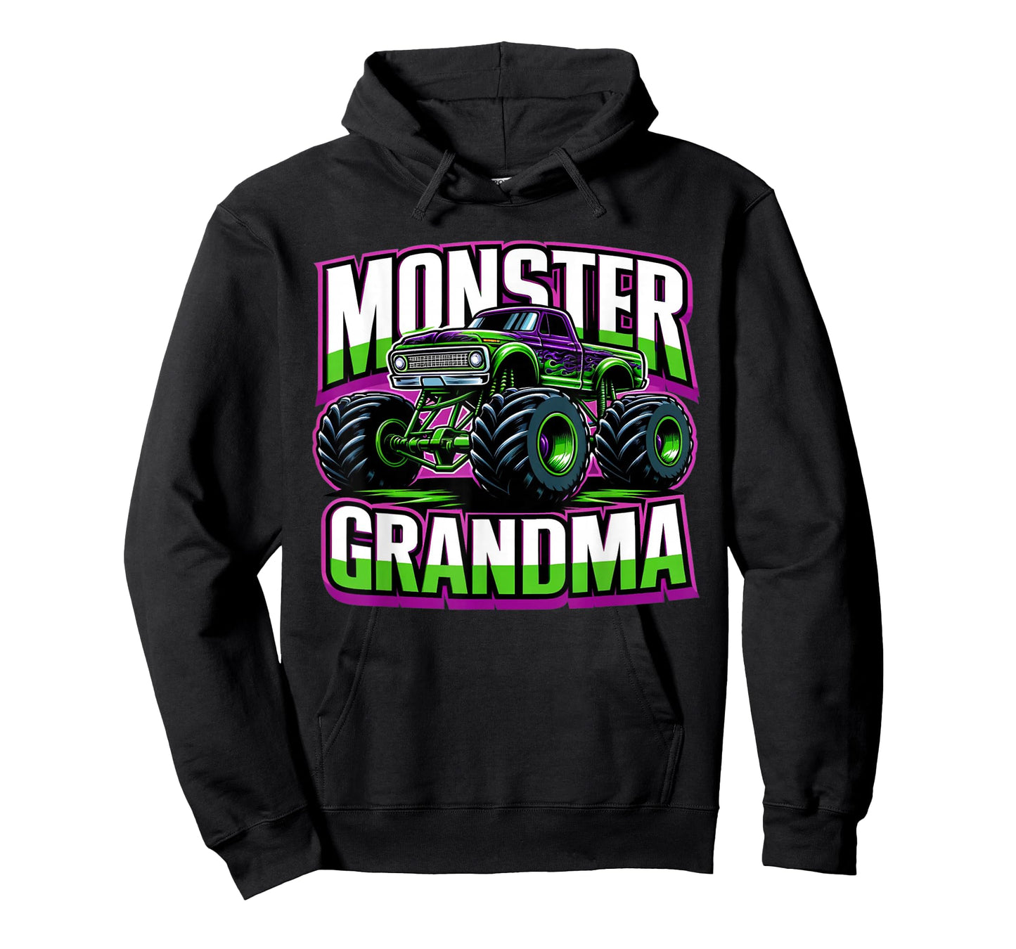 Monster Truck Race Racer Driver Grandma Mother's Day T-Shirt