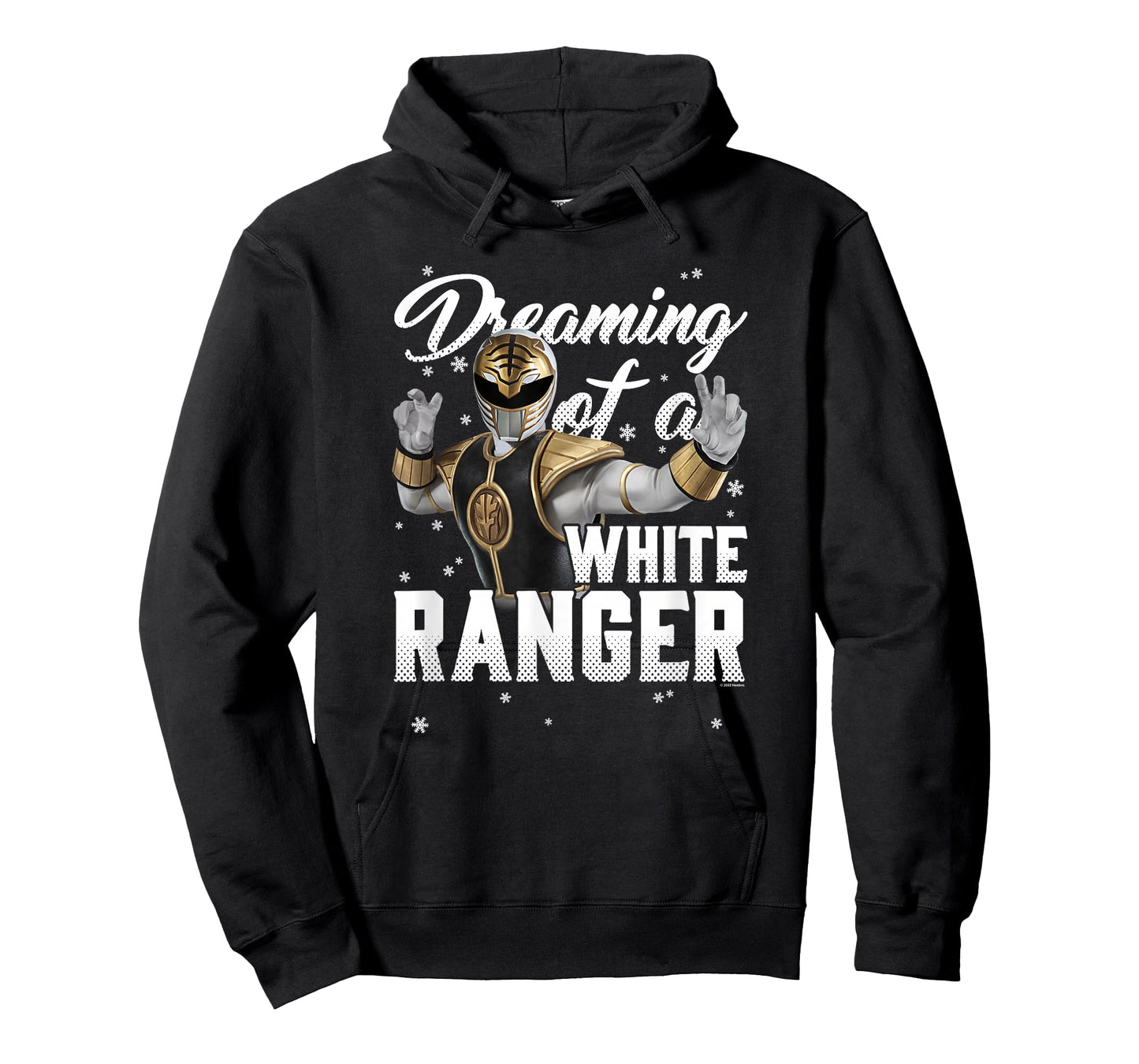 Power Rangers Christmas Dreaming of A White Ranger T-Shirt