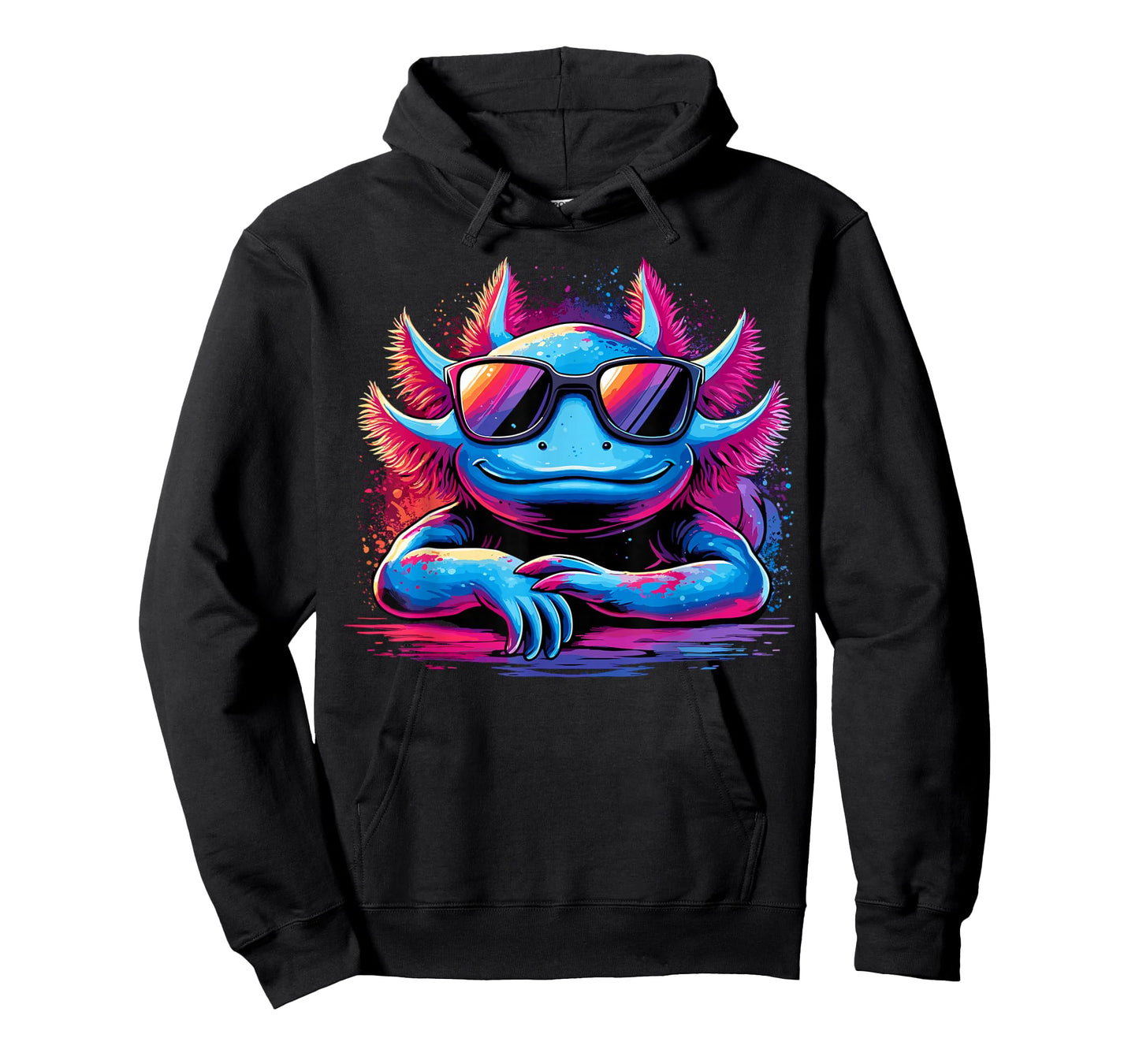 Axolotl Colorful Anime Cute Kawaii Axolotl T-Shirt