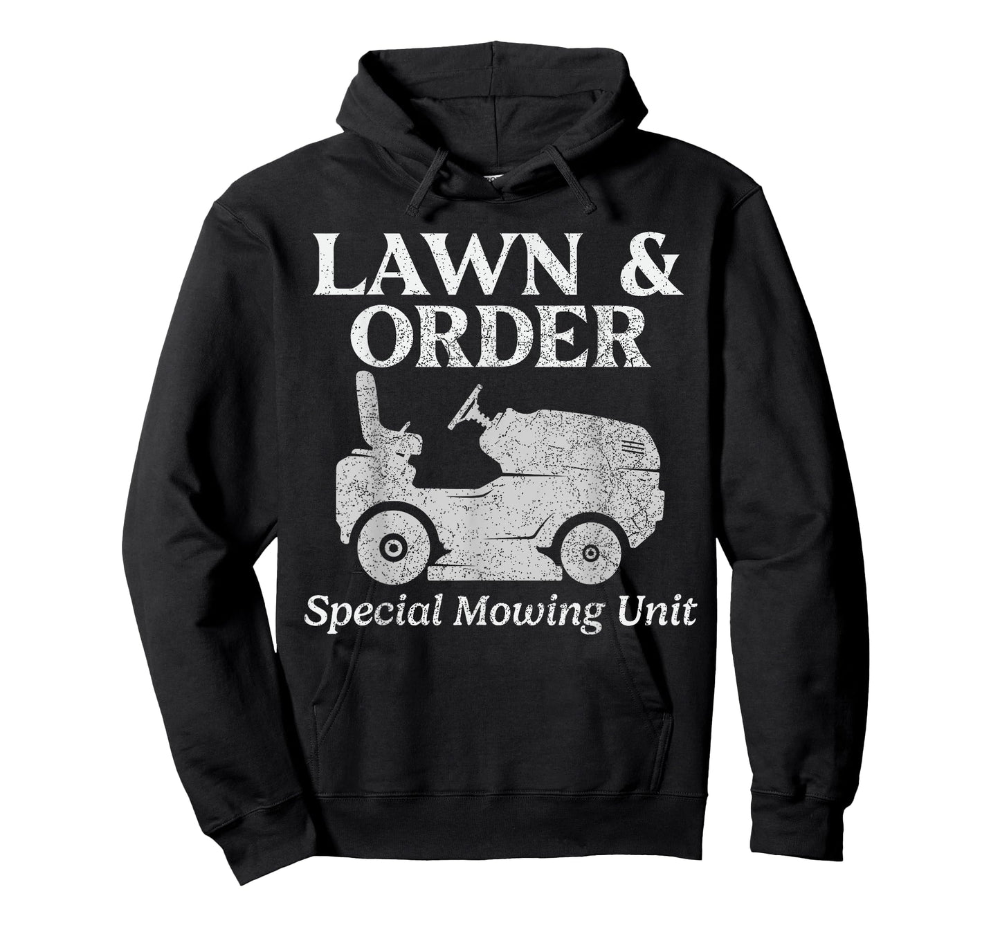 Funny Lawn Mower Lawn & Order Special Mowing Unit Humor T-Shirt