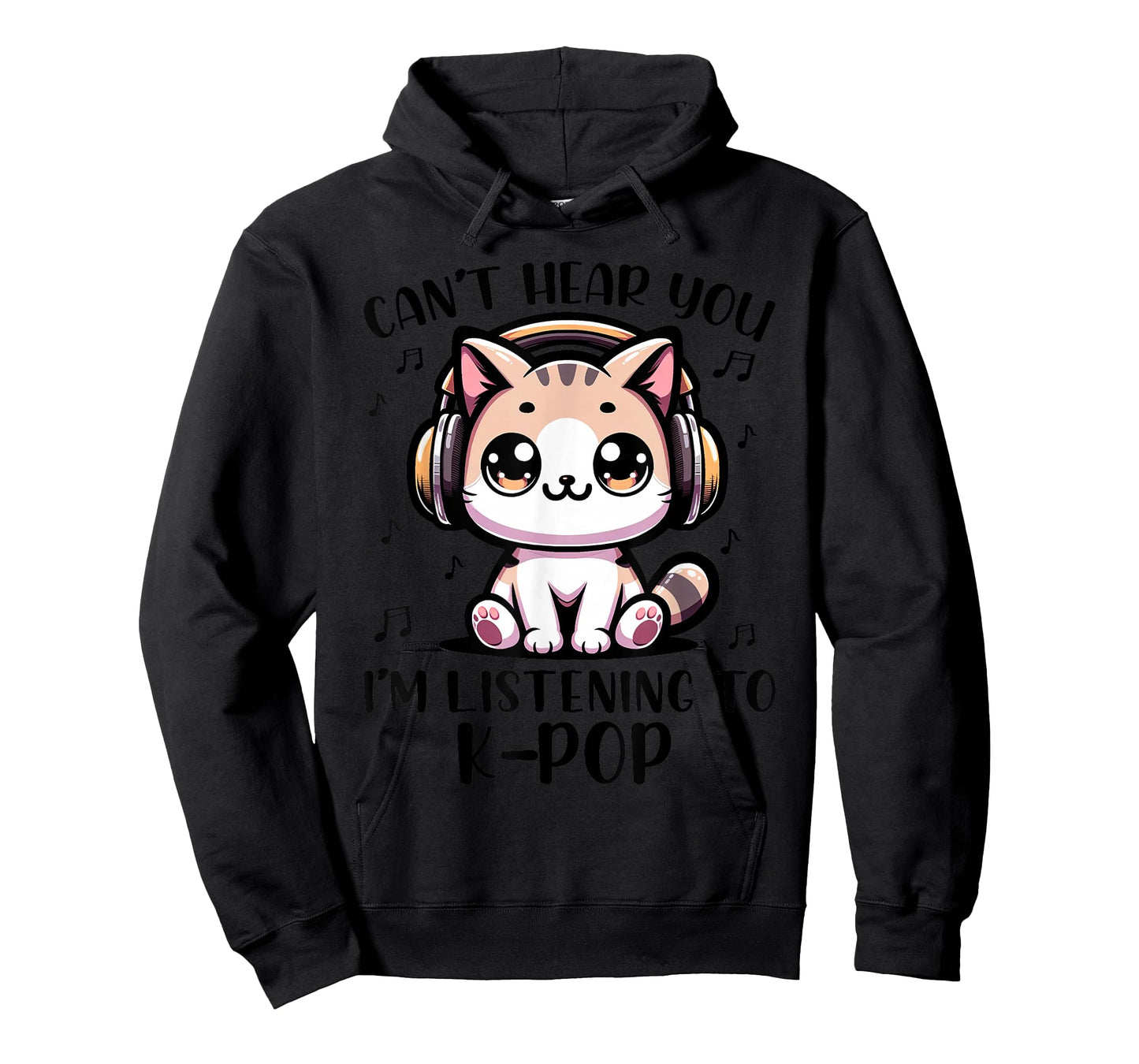 Funny Cat K-pop for Kids Teens Girls K pop Korean Pop Music T-Shirt