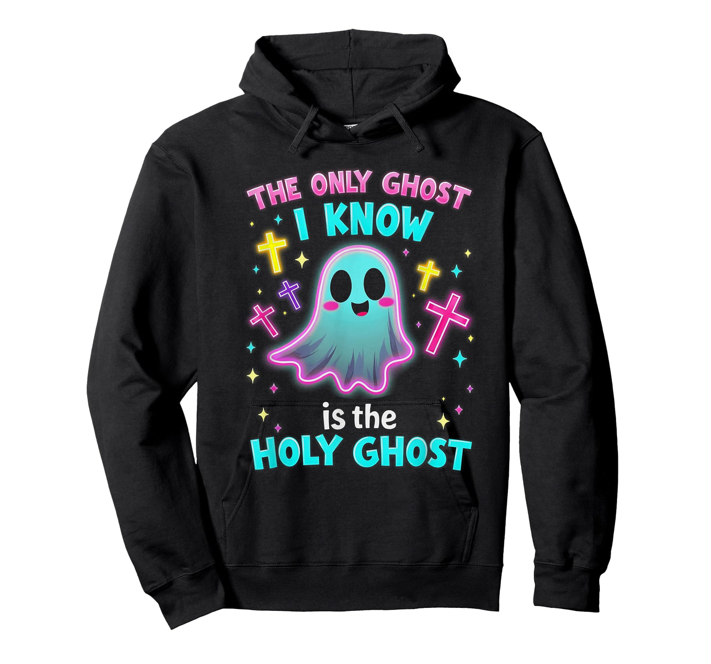 The Only Ghost I Know is the Holy Ghost, Christian Halloween T-Shirt