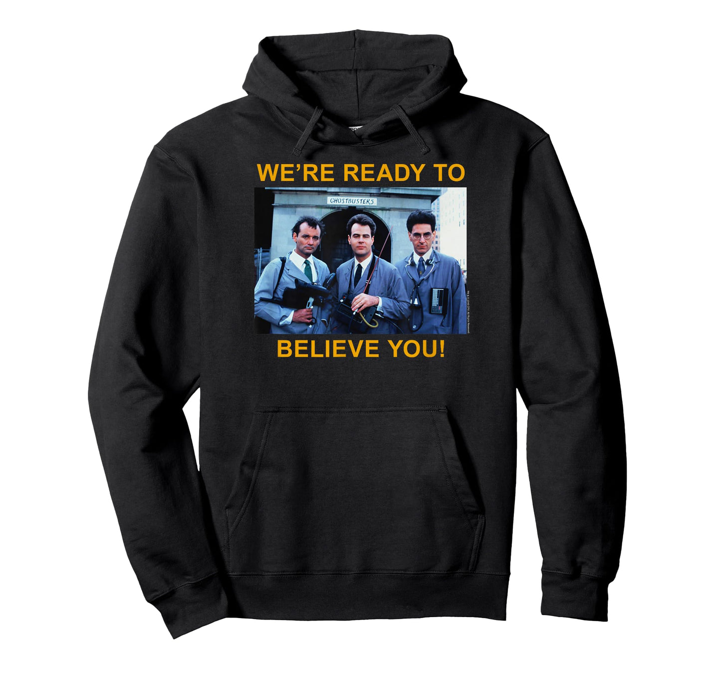 Ghostbusters Ready to Believe You Ad Retro Movie T-Shirt