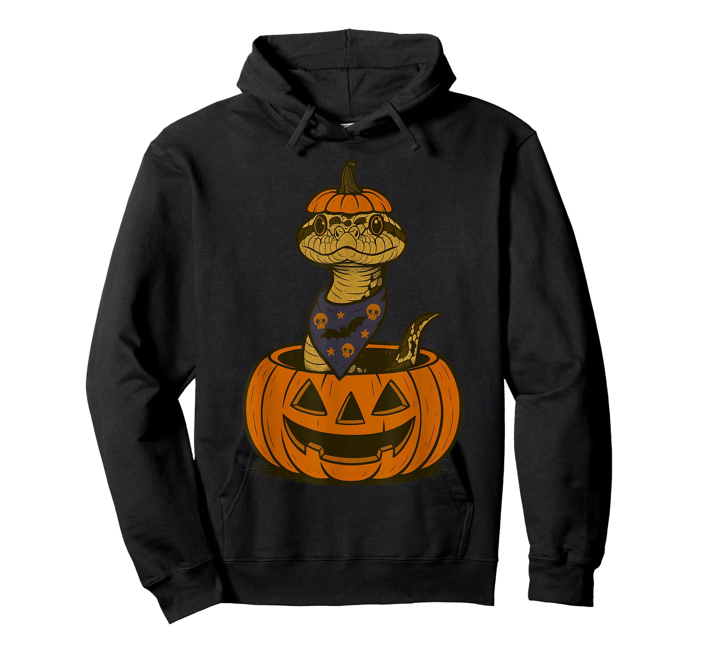 Spooky Hognose Snake Pumpkin Halloween T-Shirt
