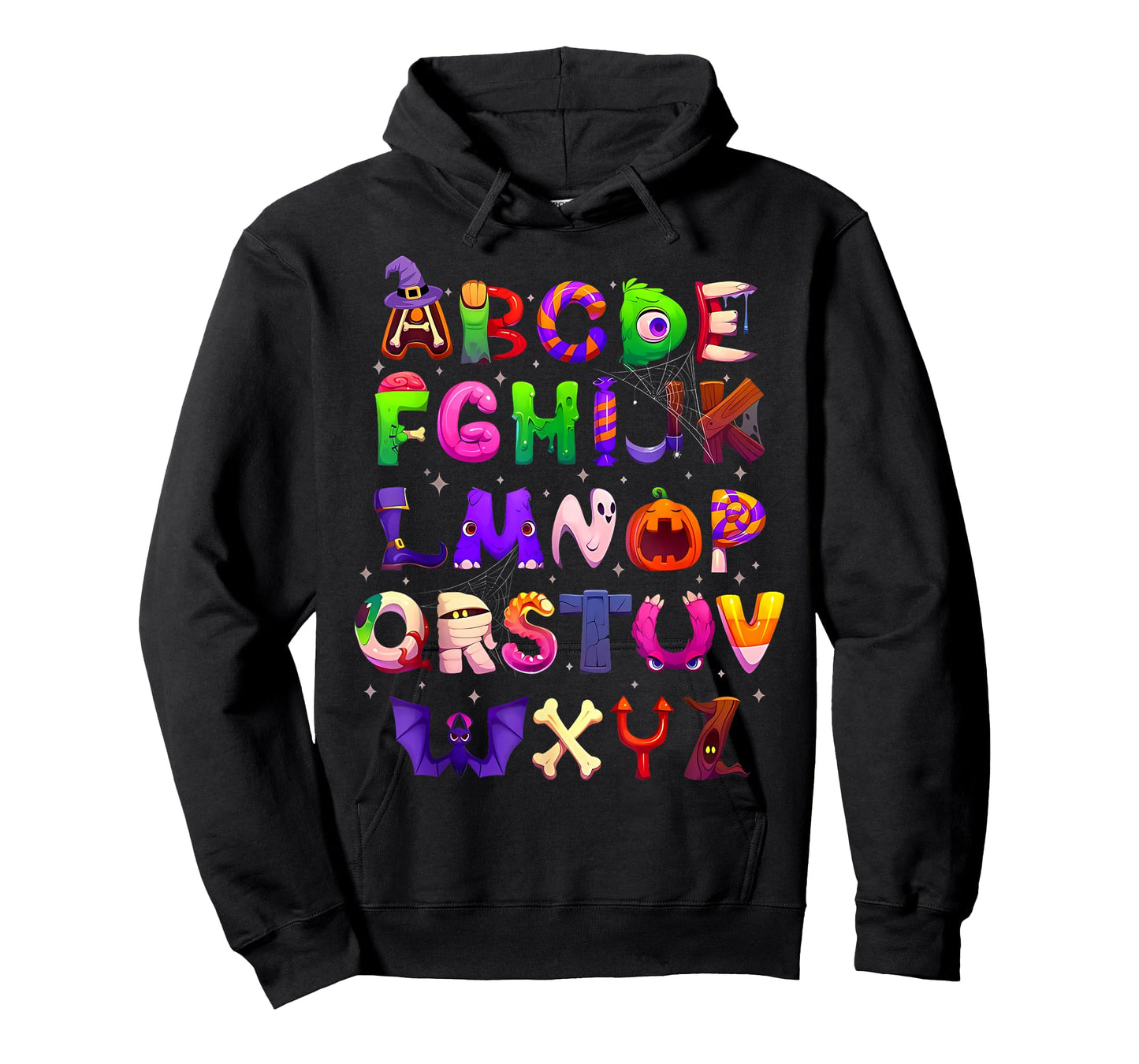 ABCs Learning Kindergarten Teacher Funny Halloween Alphabet T-Shirt