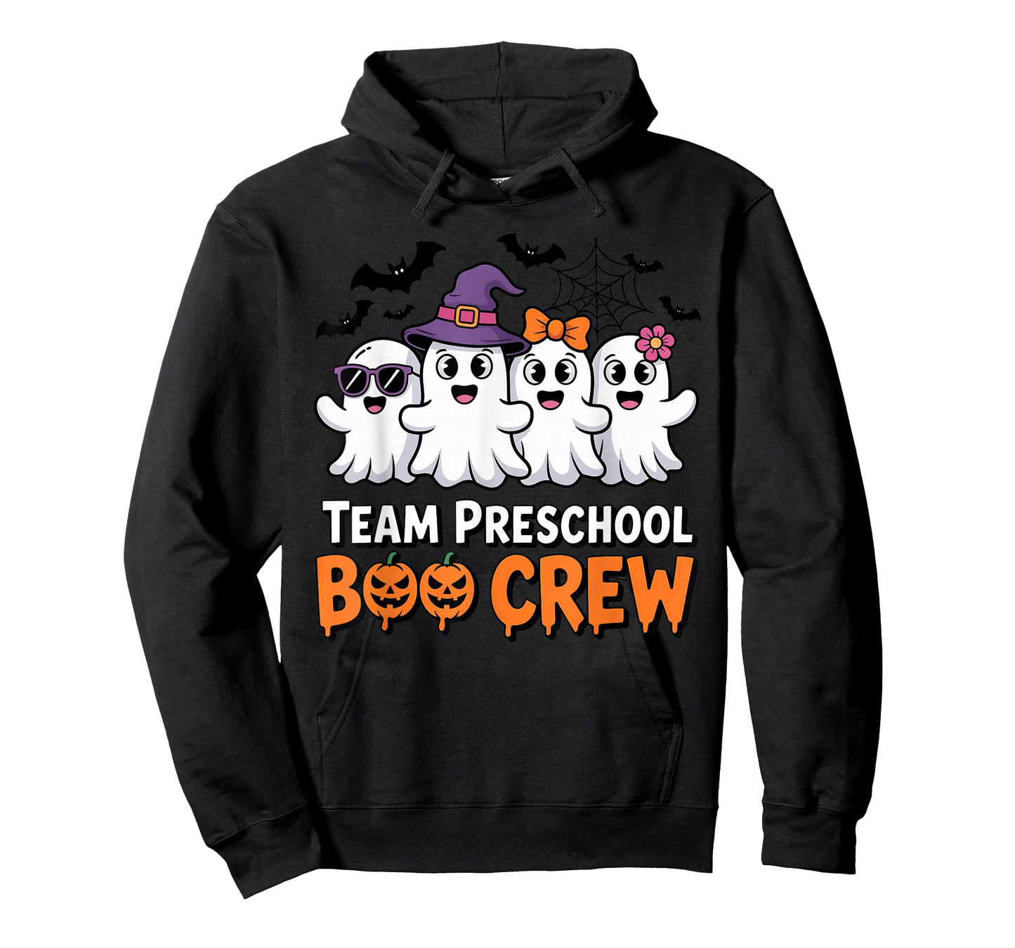 Team Preschool Boo Crew Halloween Teacher Student Costume T-Shirt