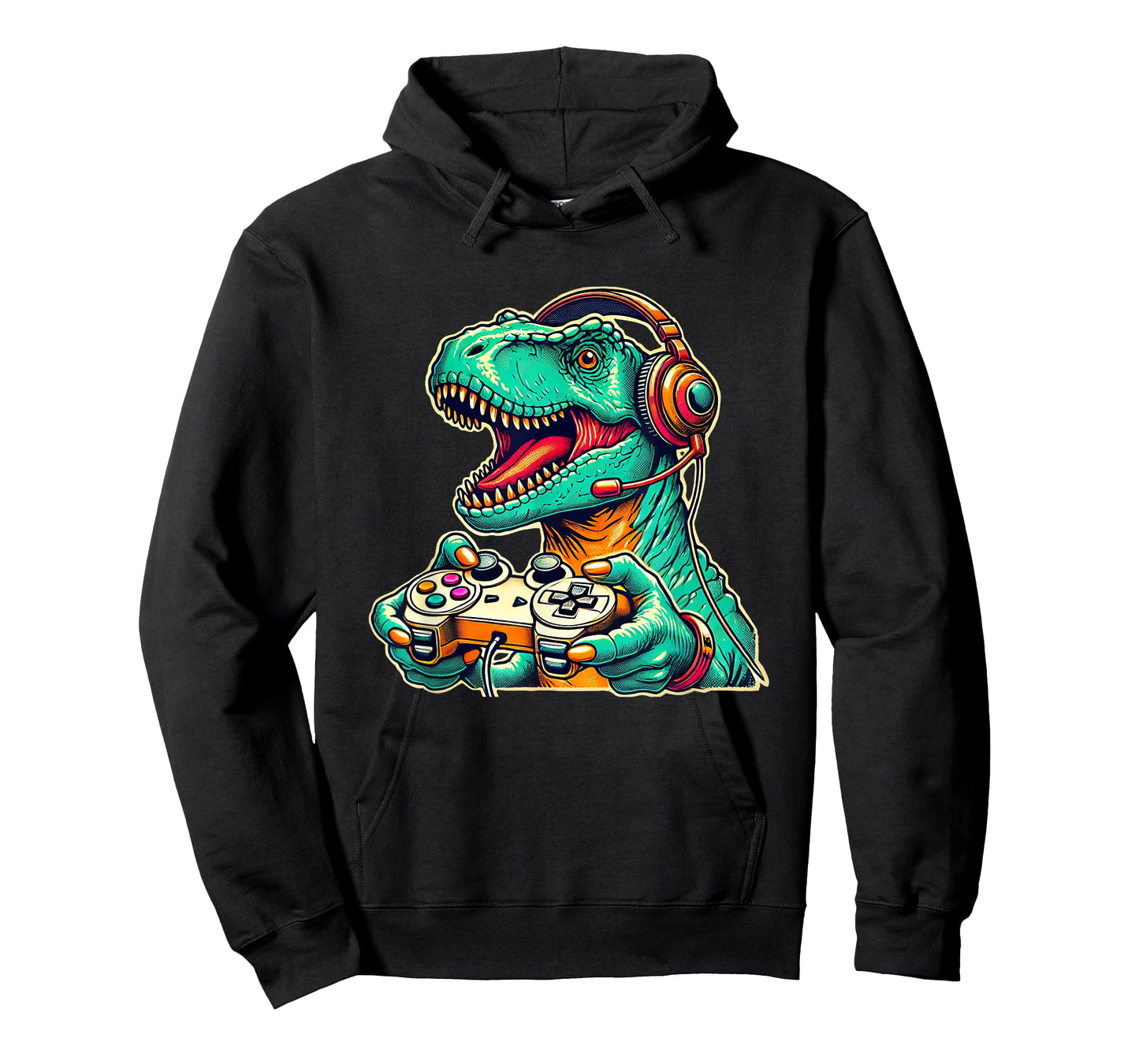 Cool Gamer Dino T-Rex Gamer Dinosaur Gaming T-Shirt