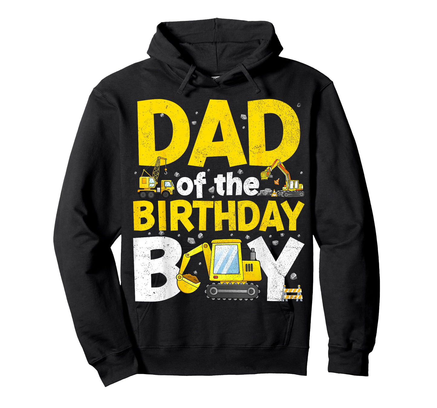 Dad Of The Birthday Boy Matching Construction Family Party T-Shirt