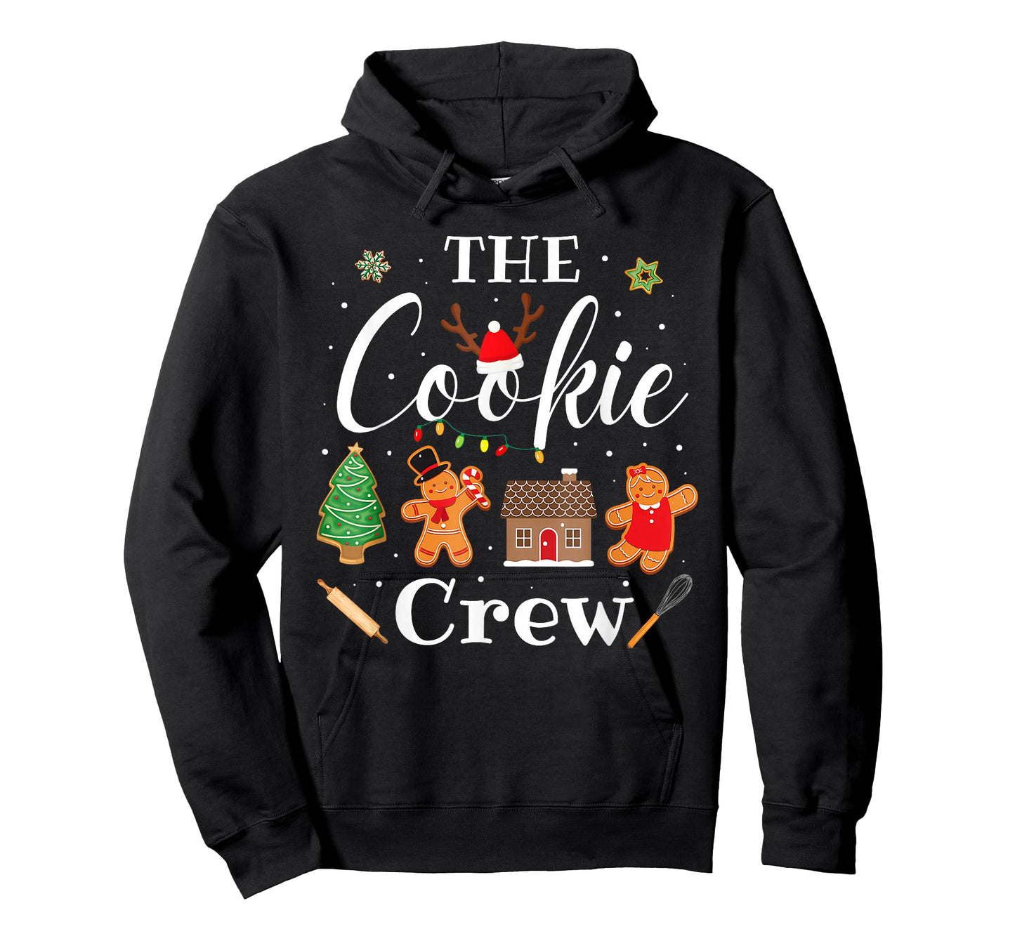 The Cookie Crew Christmas Baking Cookie Lover Kids Women T-Shirt