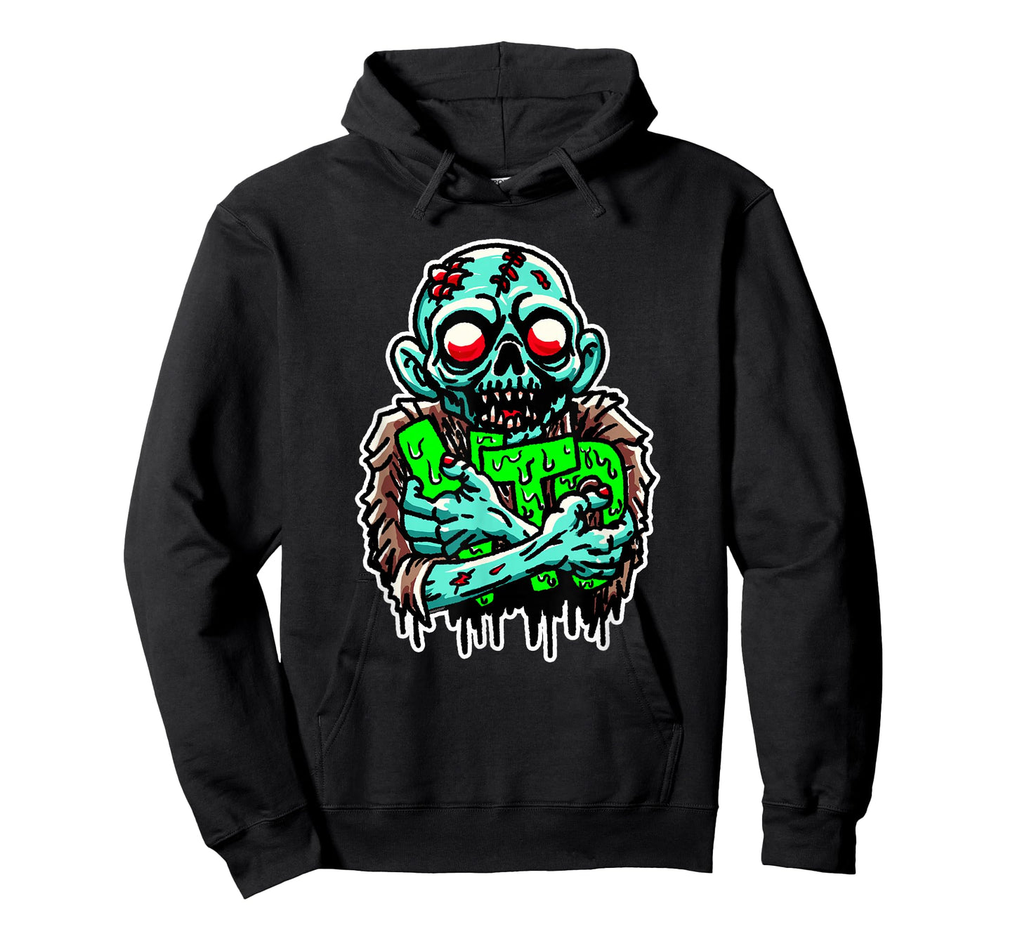 Zombie Coworker Swagazon Associate Amazombie Hugging VTO T-Shirt