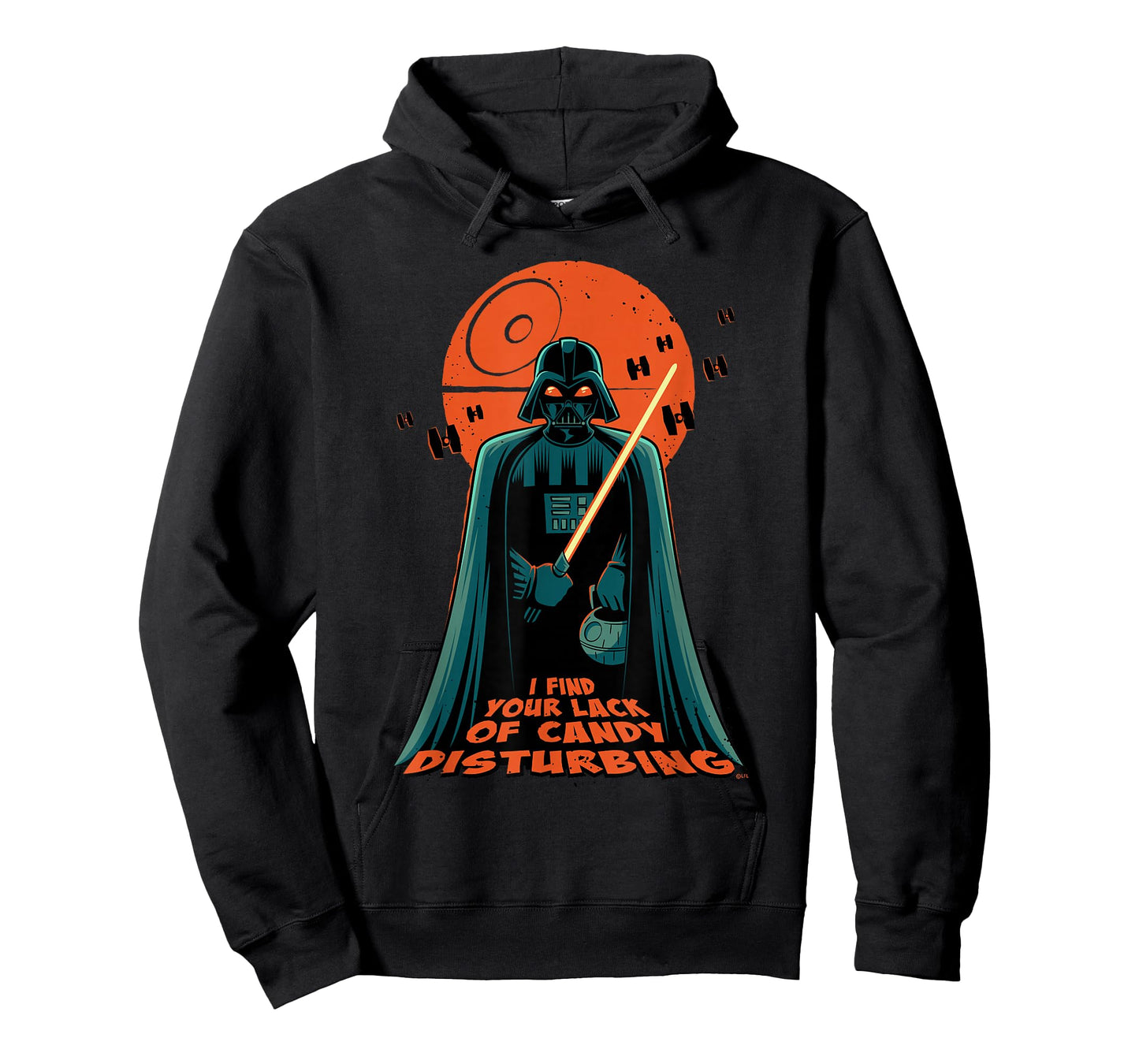 Star Wars Darth Vader Halloween Lack of Candy Disturbing T-Shirt