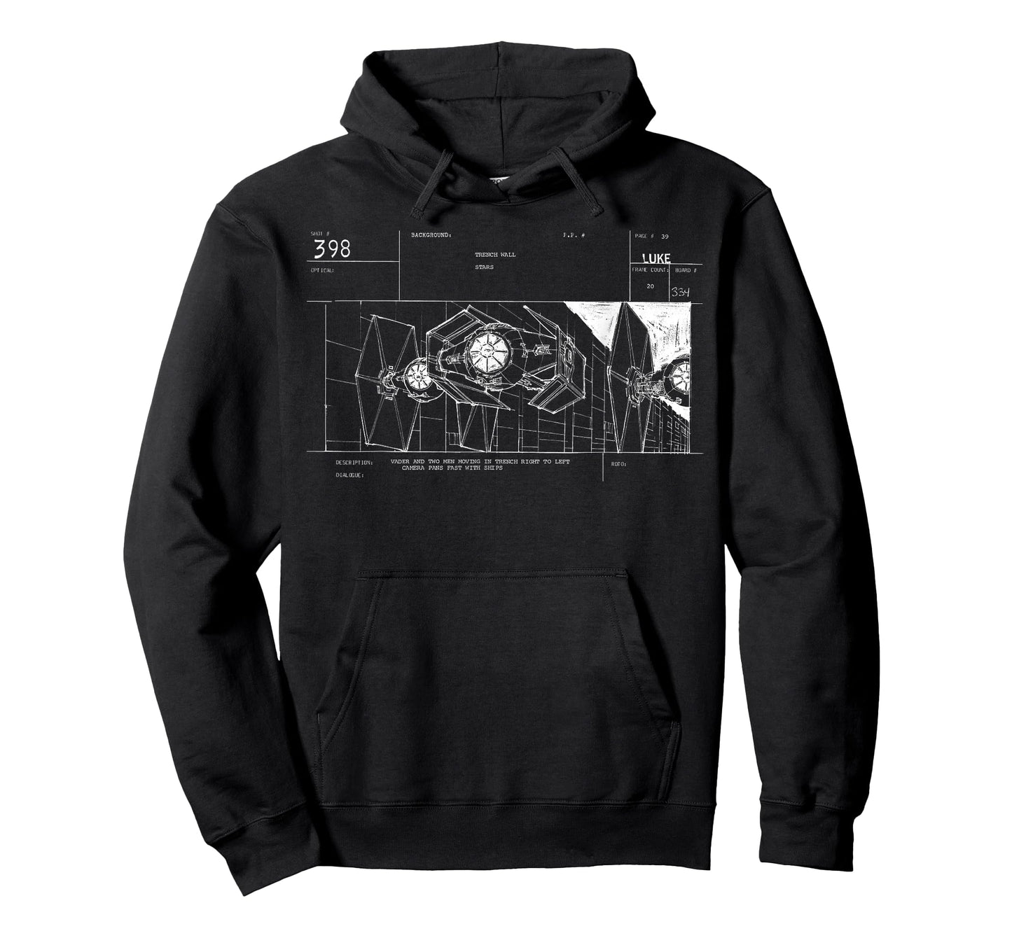 Star Wars TIE Fighters Retro Story Board Movie T-Shirt