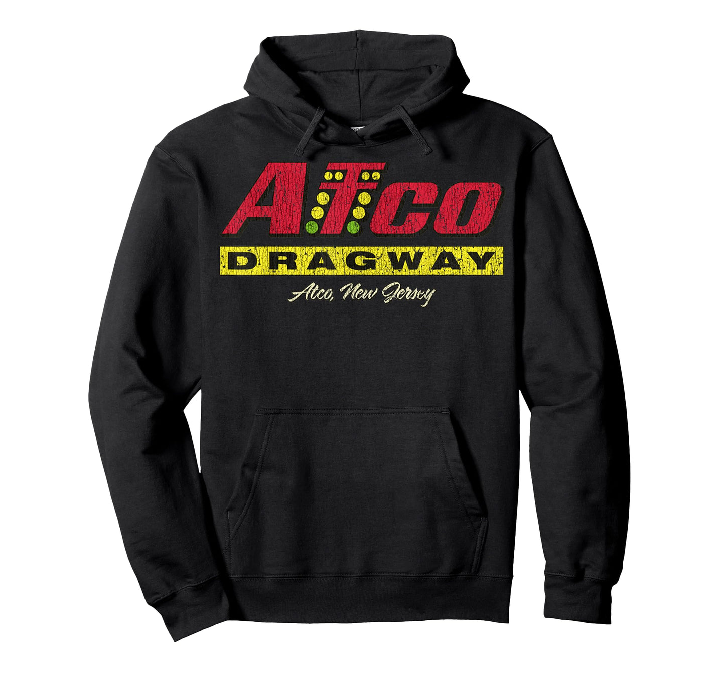 Vintage Drag Racing Retro Christmas Tree Dragway Xmas T-Shirt