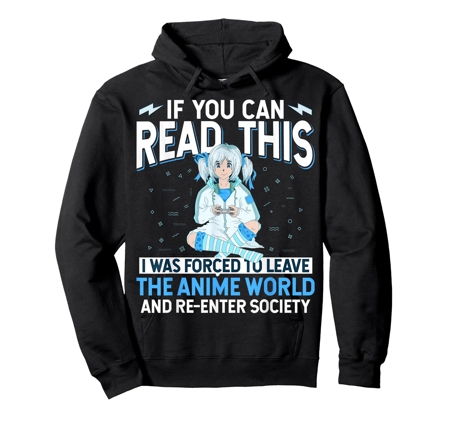 Leave Anime World & Re-Enter Society Funny Anime Lover Gift T-Shirt