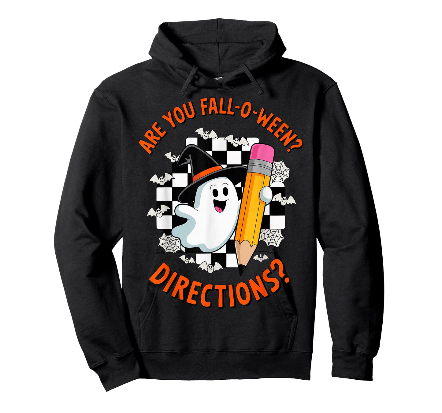 are You Fall O Ween Directions Teacher Halloween Boo Ghost T-Shirt