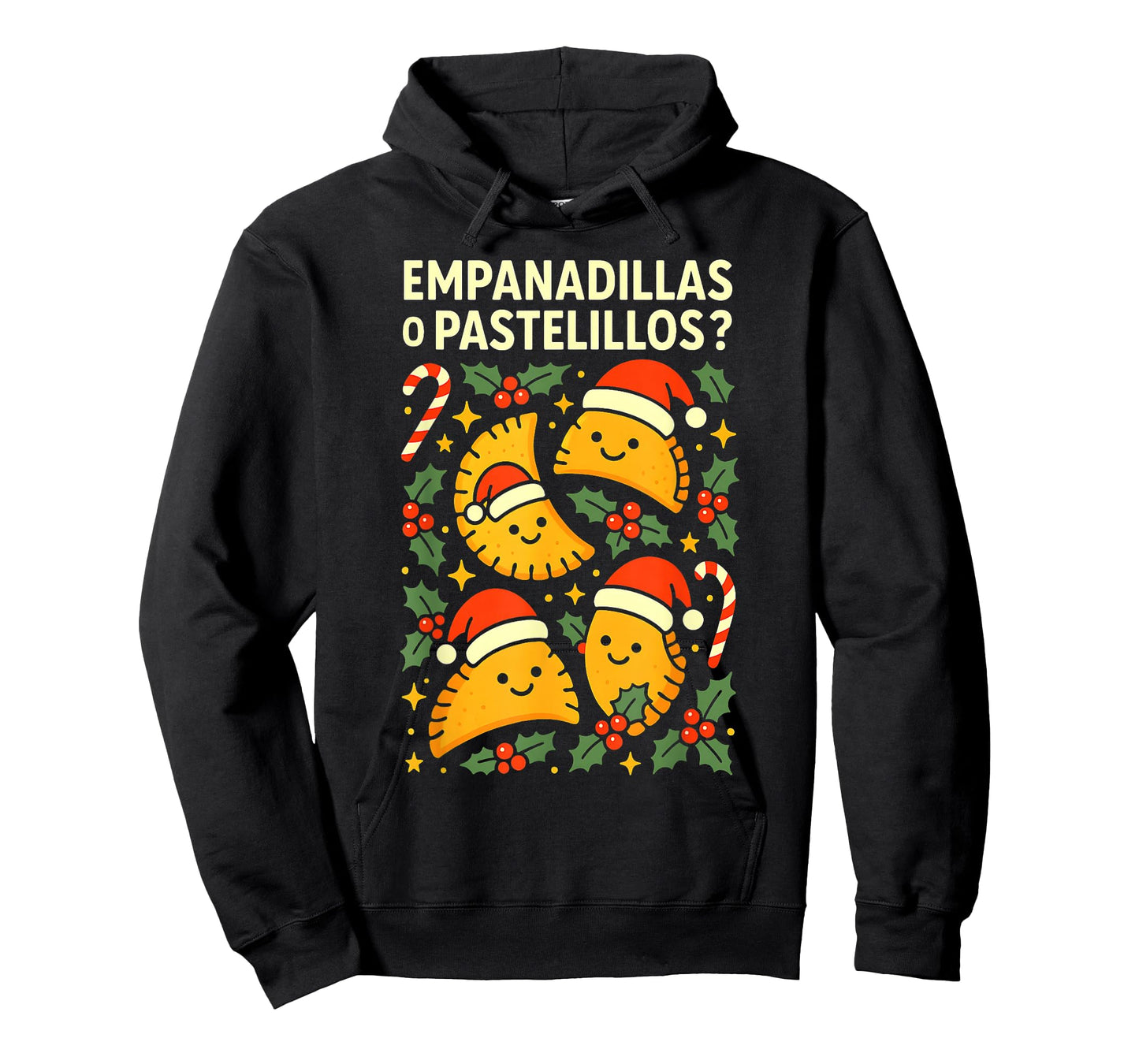 Empanadillas o Pastelillos Puerto Rico Christmas Design T-Shirt