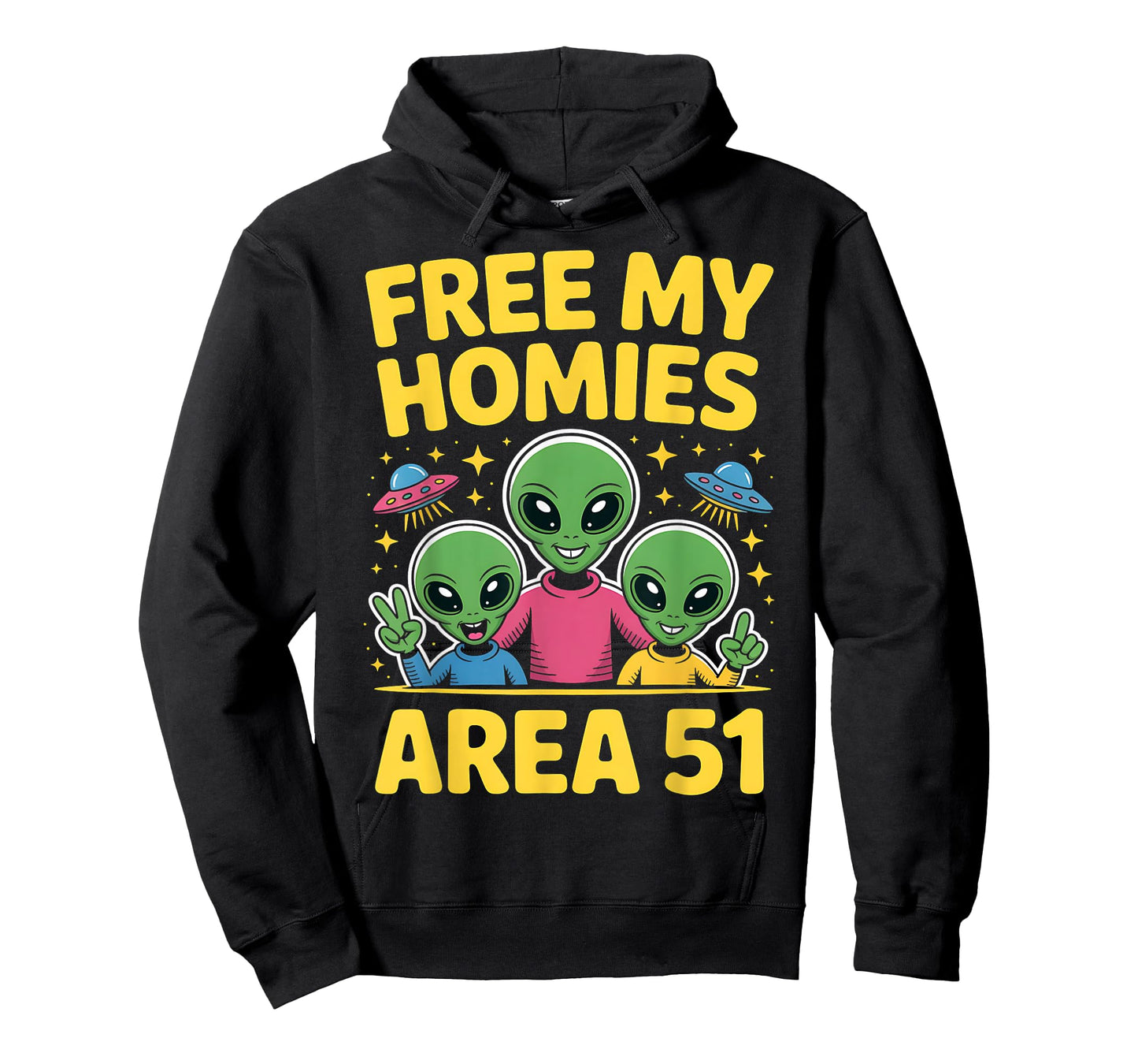 Alien Free My Homies Area 51 Funny UFO Boys Kids Men Women T-Shirt
