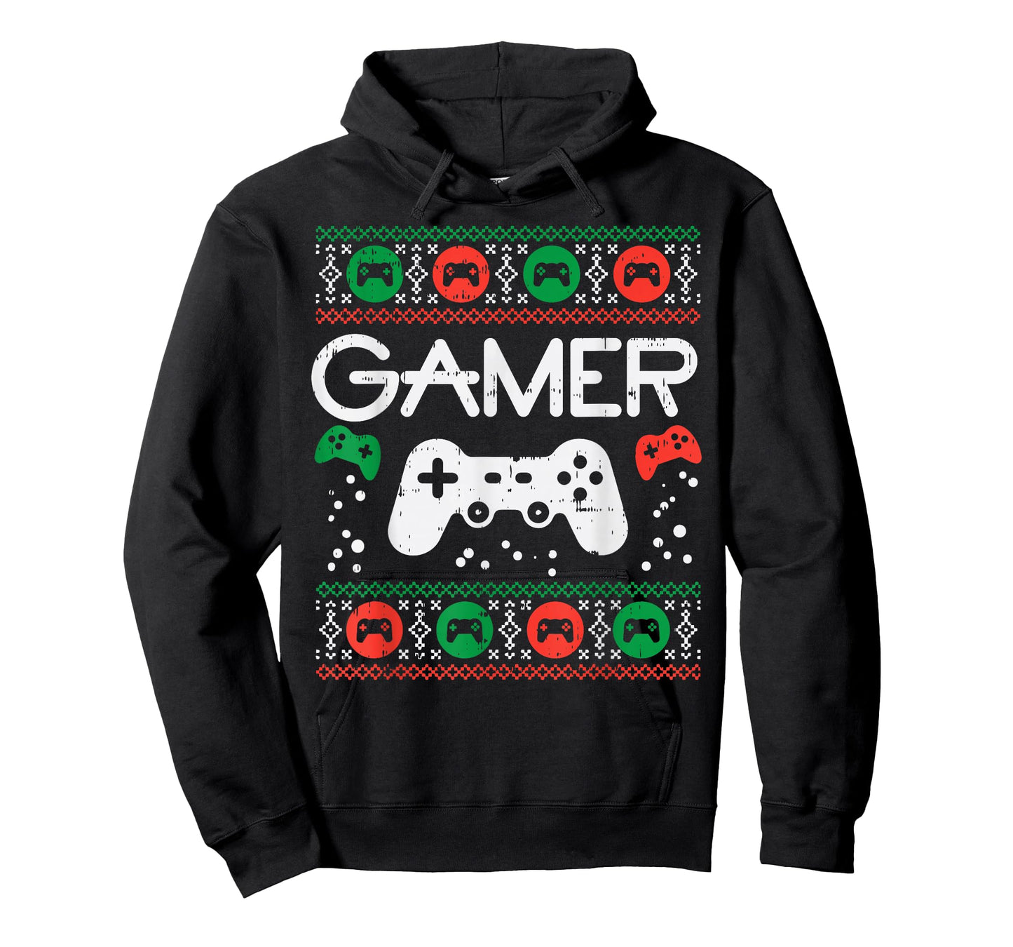 Gamer Ugly Christmas Sweater Retro Video Game Xmas Boys Gift T-Shirt