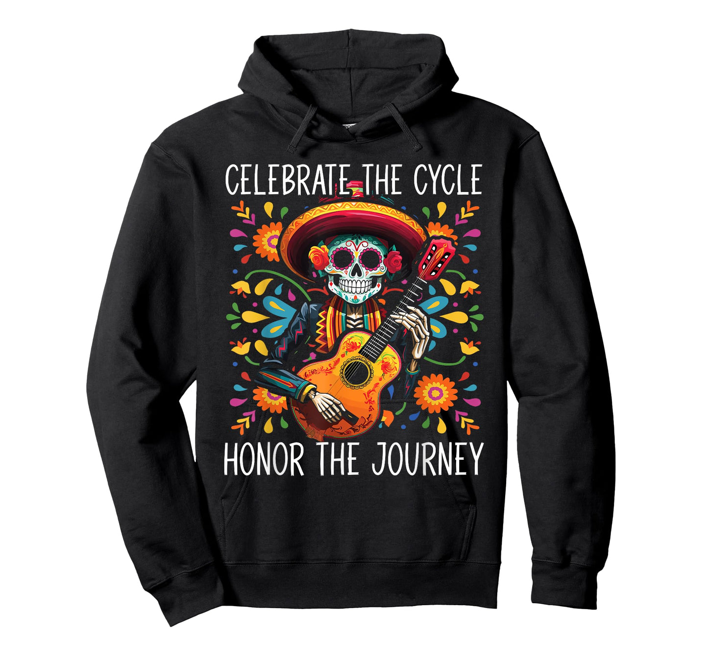 Dia De Los Muertos Sugar Skull Skeleton Mexican Holiday T-Shirt