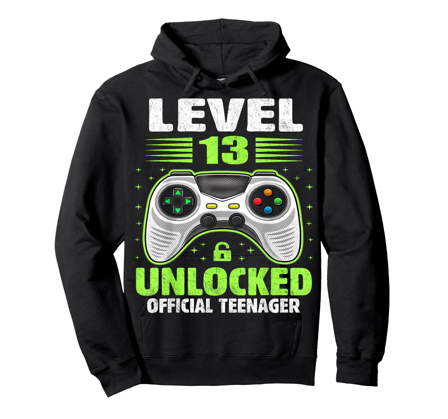 Official Teenager 13th Birthday Level 13 Unlocked T-Shirt