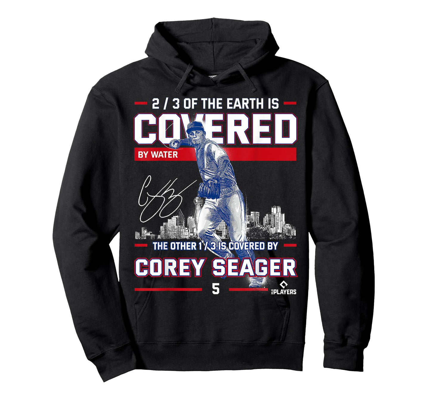 Corey Seager Covered Texas TX MLBPA T-Shirt