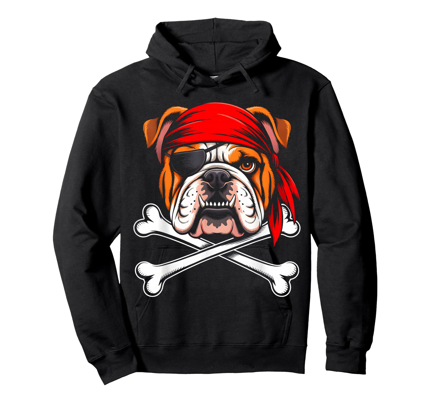 Pitbull Dog Pirate Shirt Boys Kids Skull Halloween Costume T-Shirt