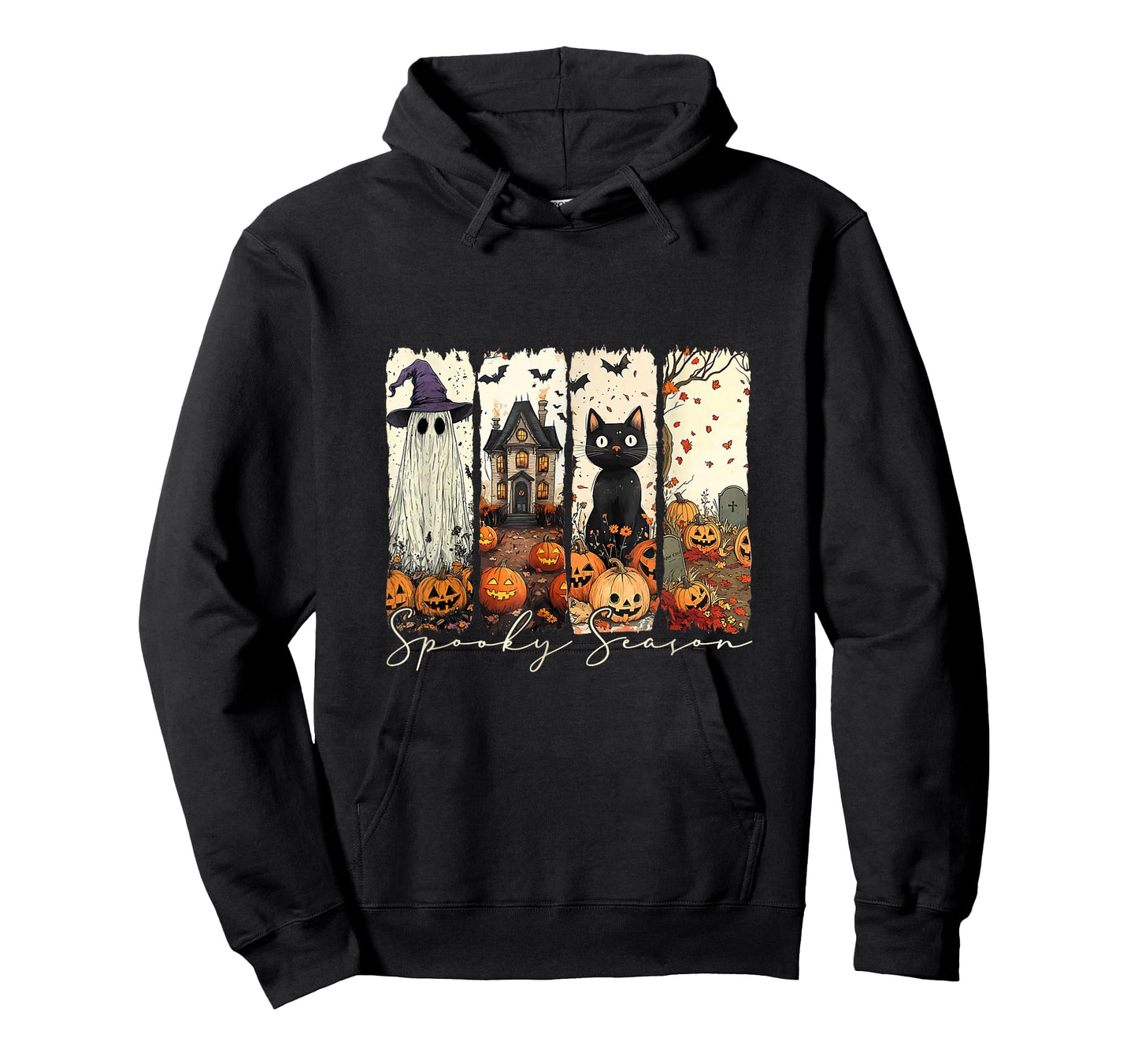 Vintage Halloween Horror Spooky Season T-Shirt