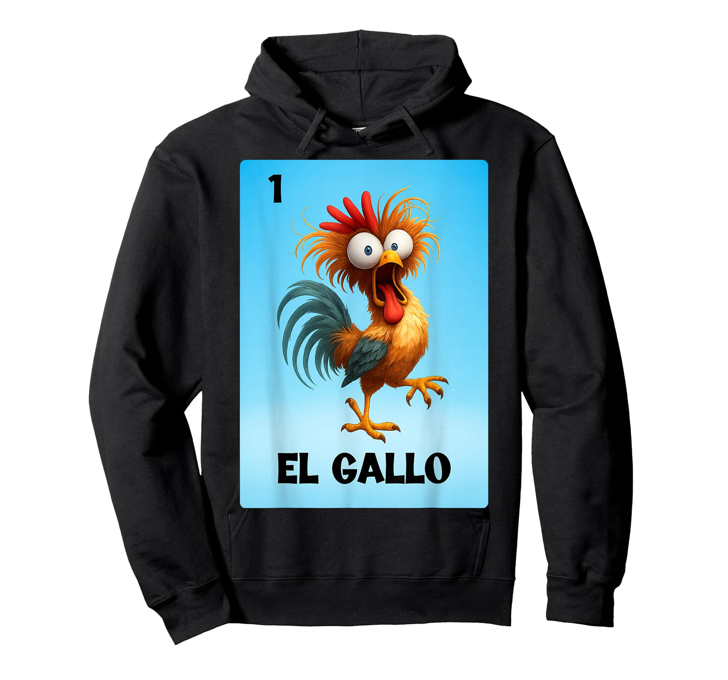 El Gallo Mexican Lottery Card | Bingo Game Rooster Meme Card T-Shirt