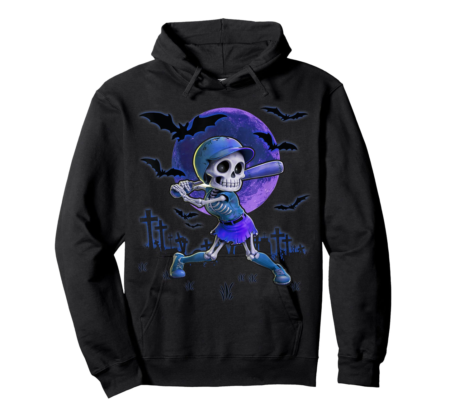 Softball Halloween Spooky Season Trick or Treating T-Shirt