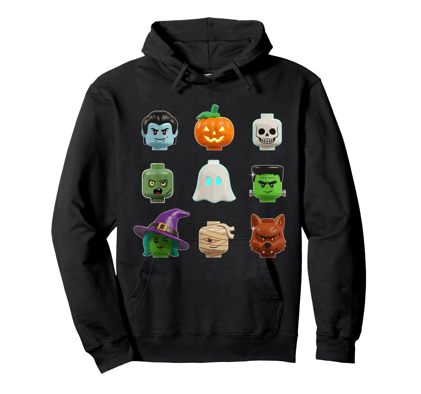 Halloween Building Bricks Costume Funny Matching Family T-Shirt