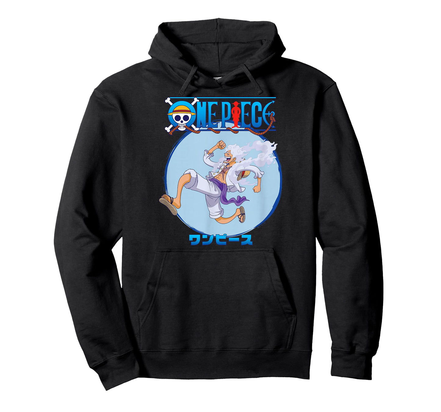 One Piece Anime Luffy Gear 5 Action Pose T-Shirt