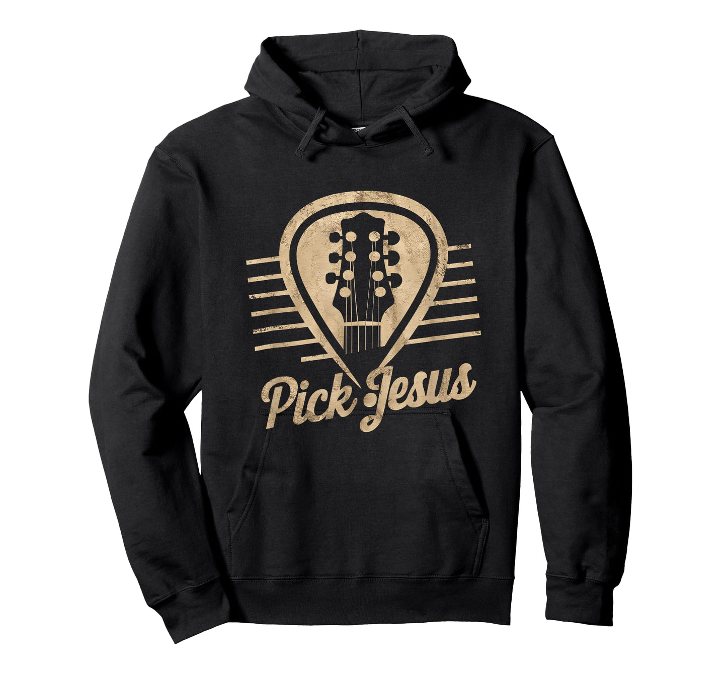 Guitar Pick Jesus Music Pastor Happy Easter Day Guitarist T-Shirt