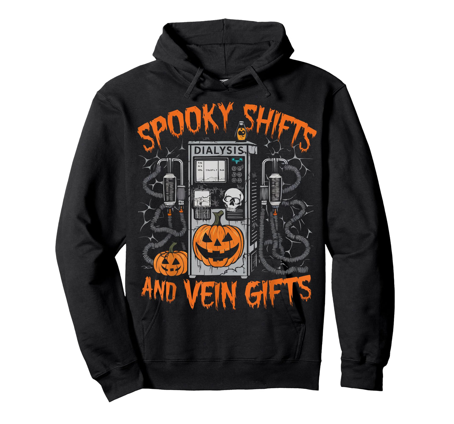 Dialysis Nurse Halloween Spooky Nursing Trick Or Treat T-Shirt