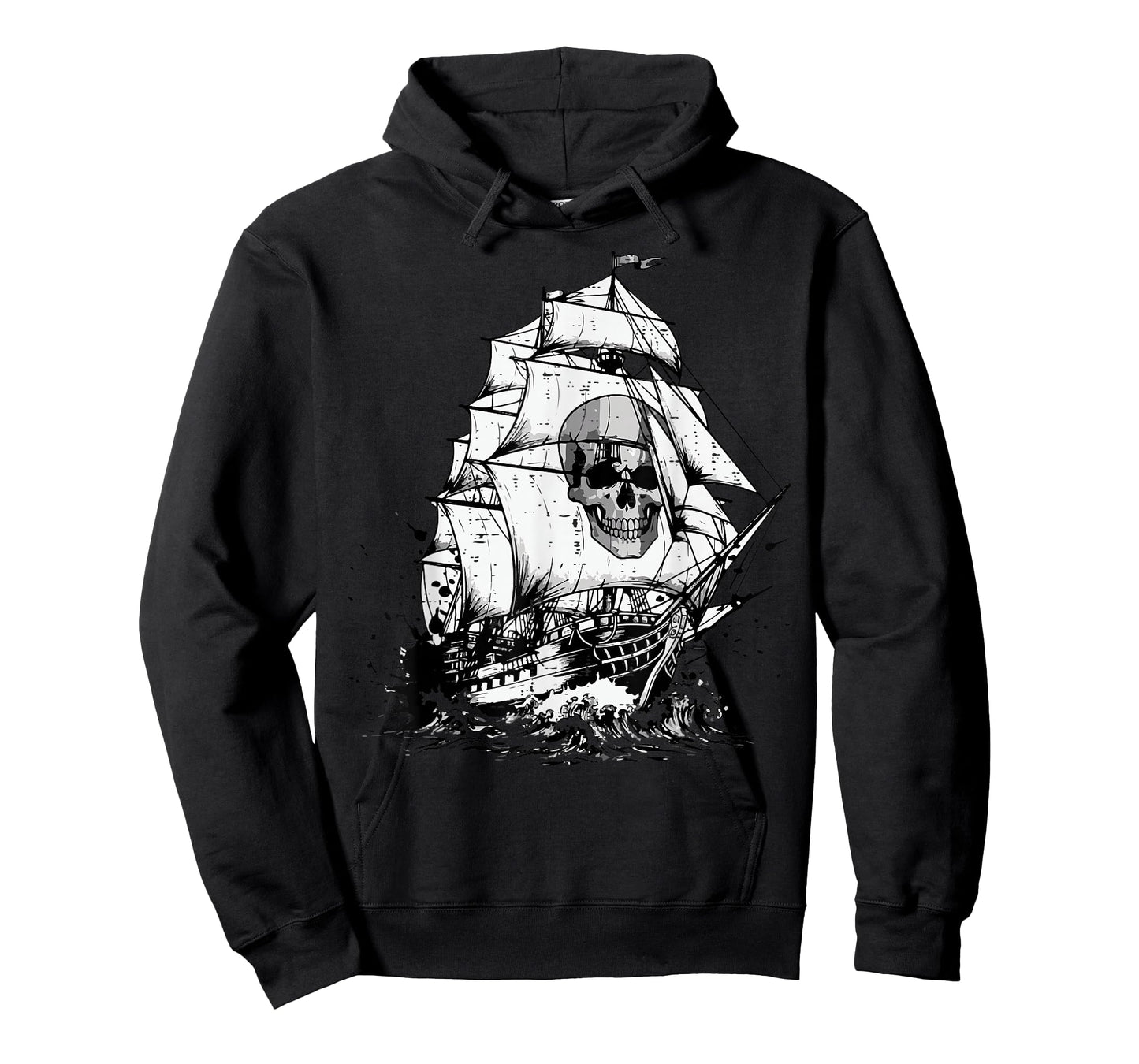 Pirate Ghost Ship Skull Vintage Costume Men Women Boys Kids T-Shirt