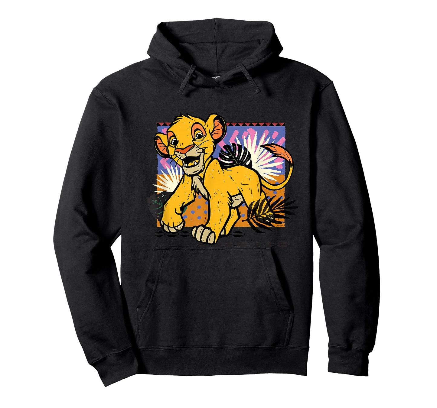 Disney The Lion King 30th Anniversary Wood Block Style Simba T-Shirt