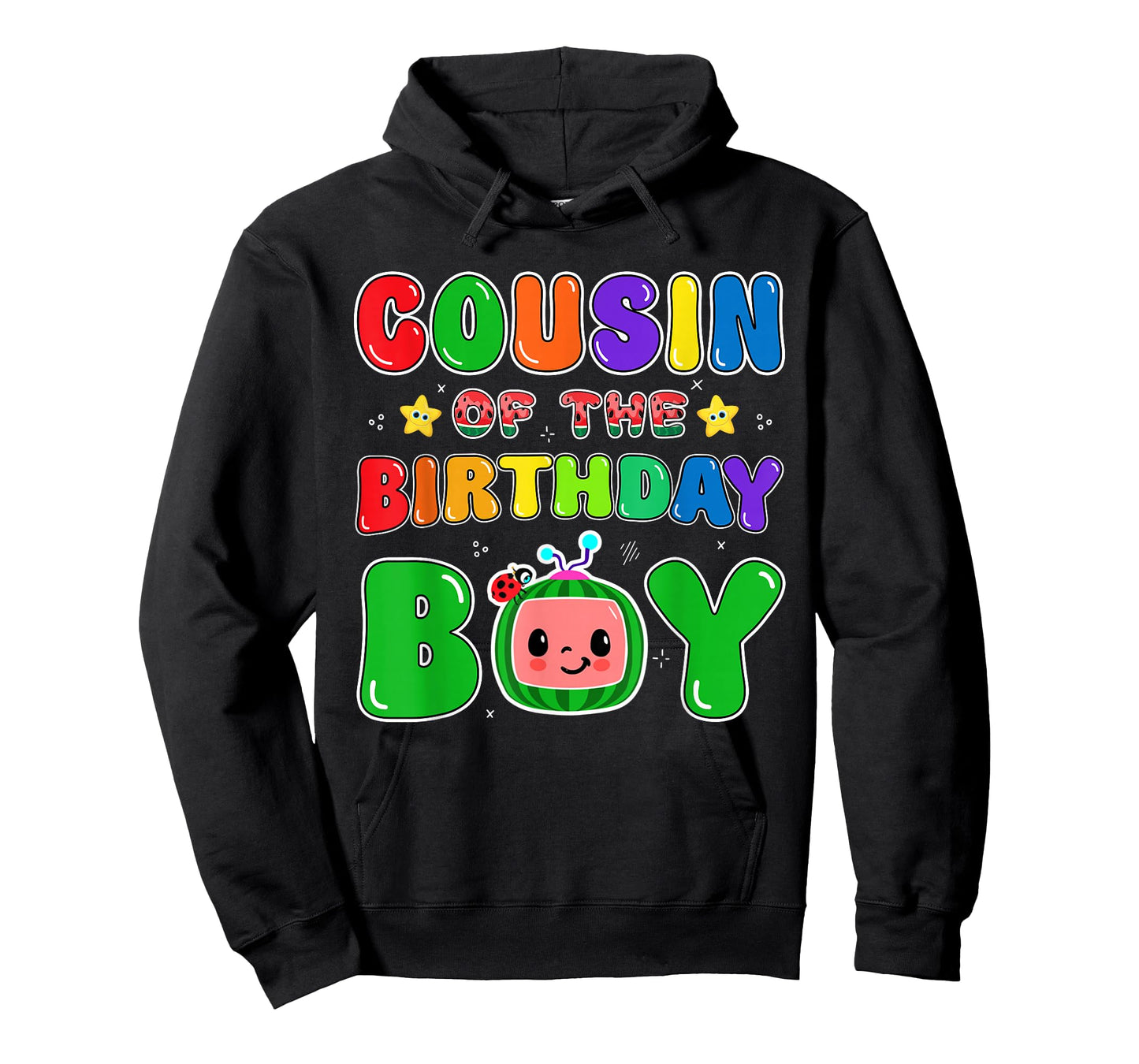 Cousin of The Birthday Boy Funny Melon Family Party Matching T-Shirt