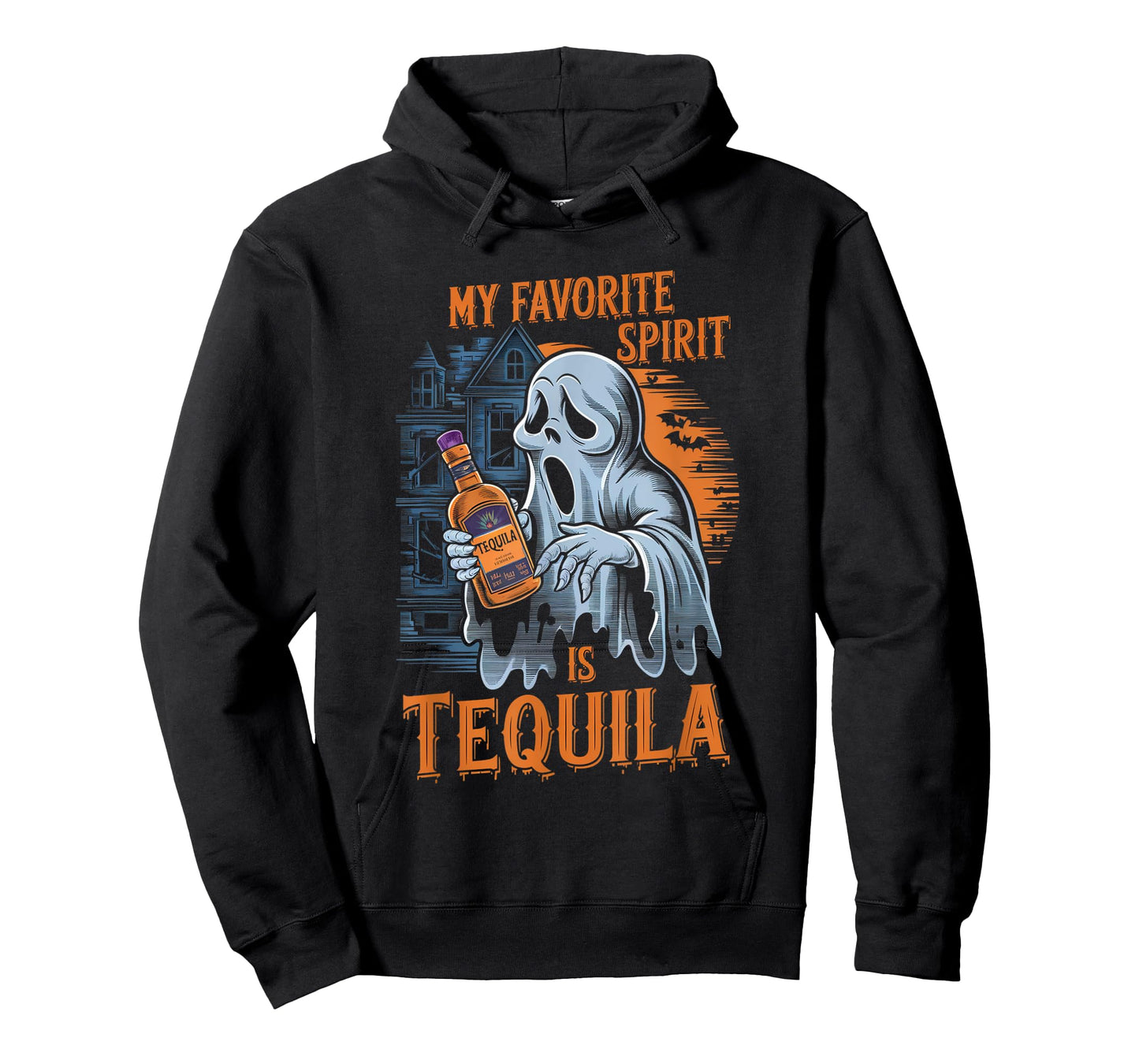 My Favorite Spirit Is Tequila Ghost Halloween Tequila T-Shirt