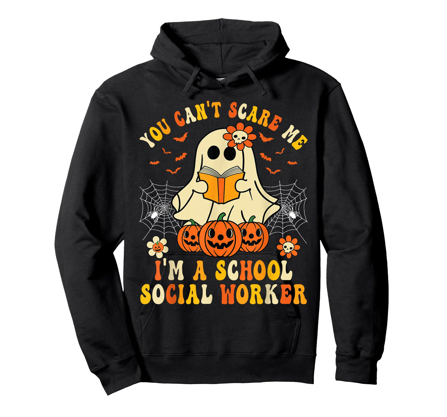 You Can't Scare Me I'm a School Social Worker Halloween T-Shirt
