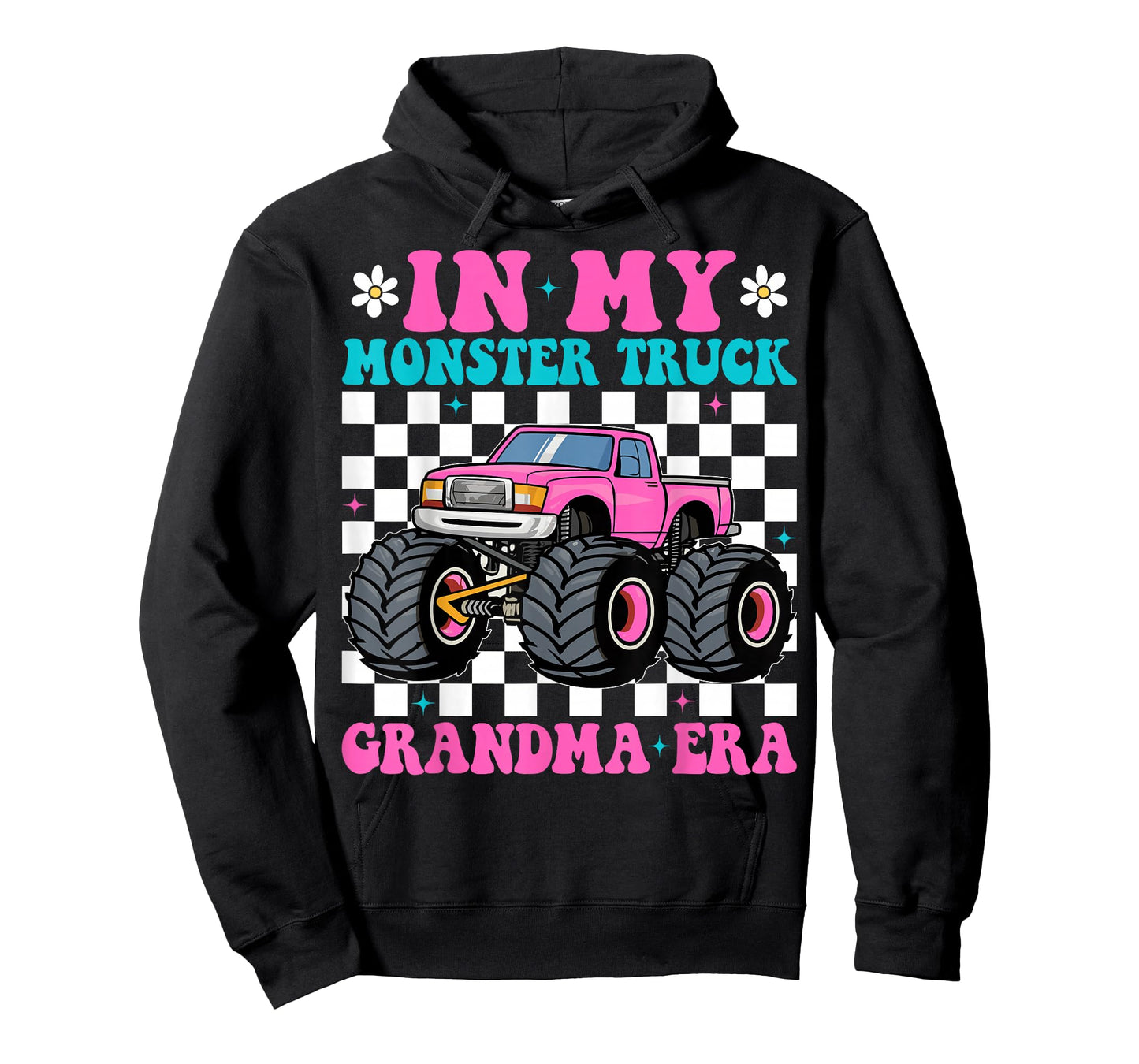 Groovy In My Monster Truck Grandma Era T-Shirt