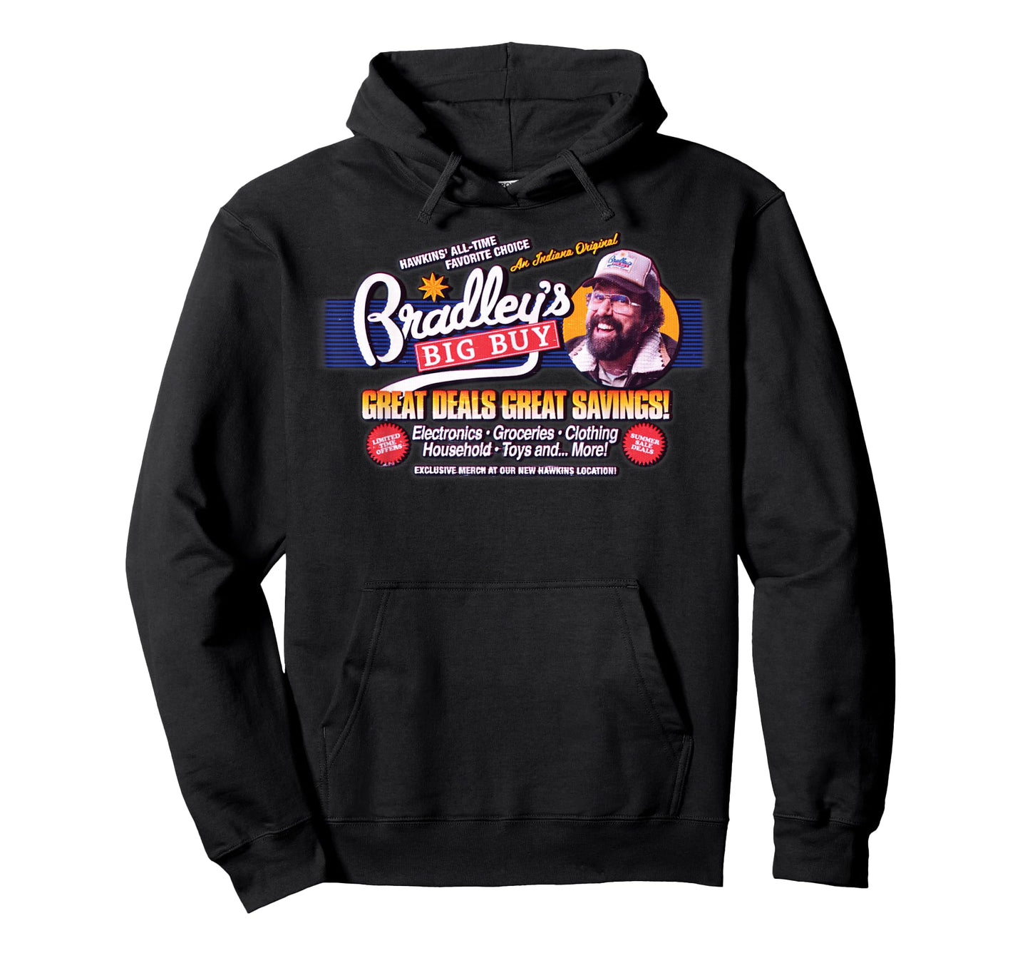 Stranger Things Season 5 Bradley's Big Buy Retro Ad T-Shirt